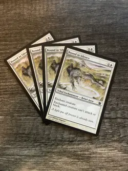 MTG 4x Bound in Silence x4 LP Modern Masters - Image 1