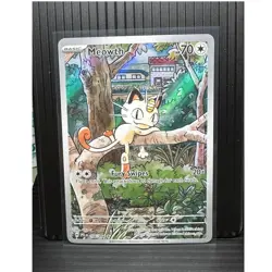 The Pokemon Company Meowth 106/094 Phantasmal Flames Illustration Rare Holo 70 … - Image 1