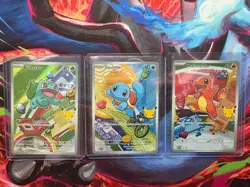 Pokemon First Partner Illustration Collection Series 1 Kanto Gen 1 Starters Set - Image 1