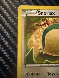 Pokemon Snorlax Rare 77/124 Fates Collide 2016 Basic 140 HP Tomokazu Komiya - Image 4