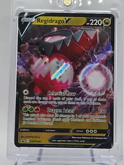 Regidrago V SWSH Black Star Promos SWSH281 Holo Promo Pokemon TCG - Image 1