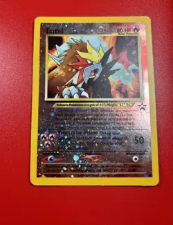 Pokemon Entei #34 Holo Rare Black Star Promo Movie Promo HP - Image 1