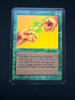 Magic The Gathering: Alpha Instill Energy MTG Alpha - Image 1