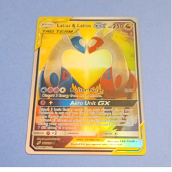 Latias & Latios GX 170/181 SM-Team Up TAG TEAM Alt Full Art Ultra Rare Holo - Image 1