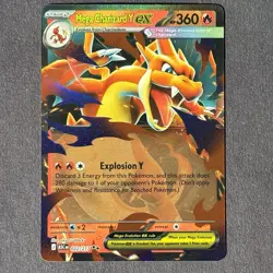 Pokemon Charizard Y EX Ascended Heroes 022/217 Double Rare Holo EX Near Mint - Image 2