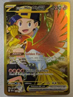 Ethan's Ho-Oh ex 239/182 Hyper Rare Destined Rivals Pokemon Near Mint - Image 1