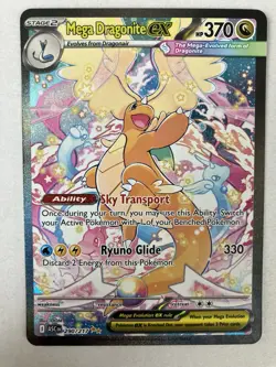 Mega Dragonite EX Ascended Heroes SIR 290/217 English Pokemon TCG Mint - Image 2