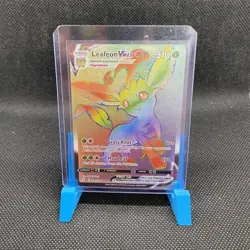 Pokemon TCG Leafeon VMAX 204/203 Evolving Skies Secret Rare Holo Full Art - Image 1