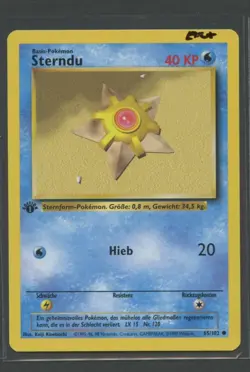 Sterndu 1. Edition | Basis-Set 65/102 | Pokemon Karte Deutsch EXC+ Base Set 1999 - Image 4