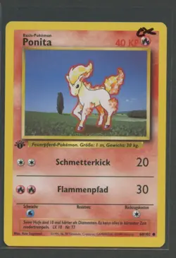 Ponita 1. Edition | Basis Set 60/102 | Pokemon Karte Deutsch EXC Base Set 1999 - Image 1