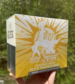 Pokemon Center Elite Trainer Box Brilliant Stars (Pokemon TCG: SWSH) SEALED - Image 1