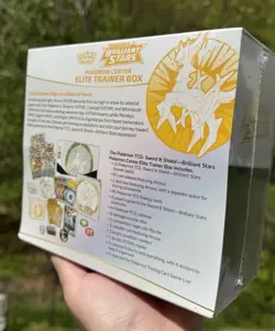 Pokemon Center Elite Trainer Box Brilliant Stars (Pokemon TCG: SWSH) SEALED - Image 3
