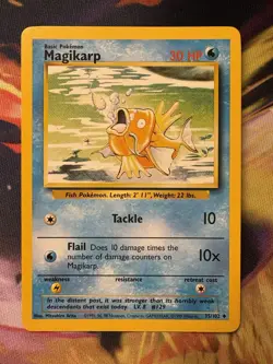 Pokemon TCG - Magikarp - 35/102 - Unlimited Base Set - NM Uncommon (1999) - Image 1