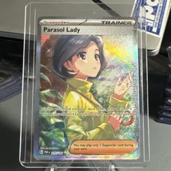 Parasol Lady 255/182 SV04 Paradox Rift Full Art Holo Pokemon English - Image 1