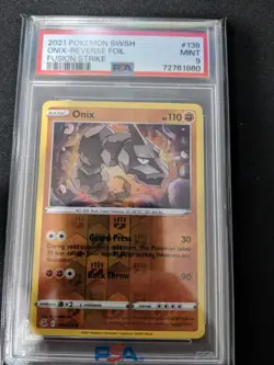 Pokemon 2021 - SWSH - Fusion Strike Onix 138/264 Reverse Holo - MINT 9 - Image 1
