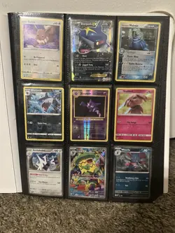 Pokemon Binder Lot GX EX Vintage Holo Full Art Alakazam Tyranitar Reshiram - Image 1