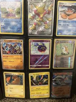 Pokemon Binder Lot GX EX Vintage Holo Full Art Alakazam Tyranitar Reshiram - Image 5