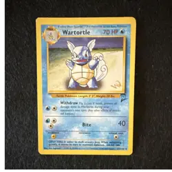 Wartortle #63 Gold W Stamp Promo | Pokemon Base Set 2 | Moderately Played - Image 1