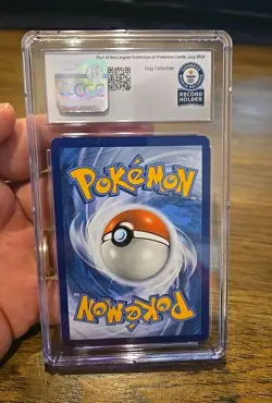 CGC Guinness World Record 1/1 Pokemon Cosmic Eclipse Reverse Holo Beastite 2019 - Image 2