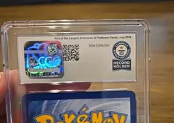CGC Guinness World Record 1/1 Pokemon Cosmic Eclipse Reverse Holo Beastite 2019 - Image 3