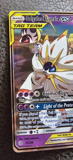 Pokemon Solgaleo & Lunala GX Tag Team Cosmic Eclipse #75/236 - Image 2