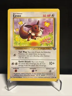 LP | Pokemon TCG | Eevee 51/64 | Jungle | Regular | Unlimited - Image 1