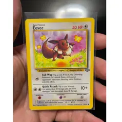The Pokemon Company Eevee 51/64 Jungle Unlimited Regular Common EN HP50 Basic - Image 1