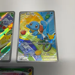 Pokemon First Partner Illustration Series 1 Kanto GEN 1 Starter Set - MINT #1 - Image 3