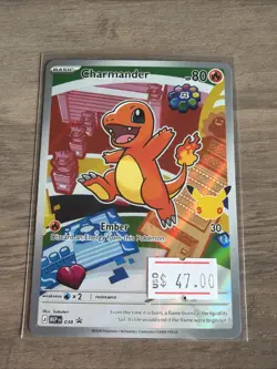Charmander 038 Holo Promo ME: Mega Evolution Promo Pokemon English NM - Image 1
