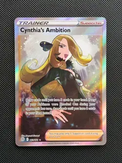 Cynthia's Ambition (Full Art) 169/172 Pokemon Brilliant Stars Mint - Image 1