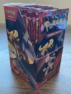 Pokemon TCG Destined Rivals Half Booster Box Unsealed Box, Factory Sealed Packs - Image 1