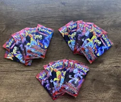 Pokemon TCG Destined Rivals Half Booster Box Unsealed Box, Factory Sealed Packs - Image 4