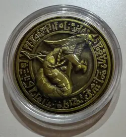 Official Yu-Gi-Oh! Cyber Dragon YCS Pre-registration Gold Coin. Chase rare - Image 3