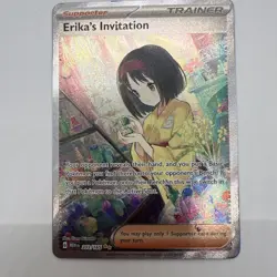 Pokemon TCG Erika's Invitation Scarlet Violet-151 Holo Card 203/165 EX/NM - Image 1