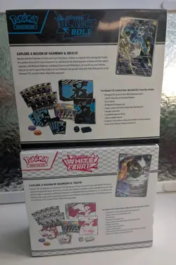 Pokemon TCG Black Bolt and White Flare Elite Trainer Box ETB ✅ Sealed Bundle - Image 2