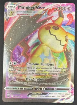 Mimikyu VMAX 069/172 Pokemon TCG SWSH09: Brilliant Stars Ultra Rare NM - Image 1