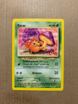 GERMAN Paras 47/64 Neo Revelation - Common Pokemon Card - EXCELLENT - Image 1