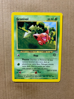 FRENCH Hoppip 61/111 Neo Genesis - Common Pokemon Card - EXCELLENT - Image 1