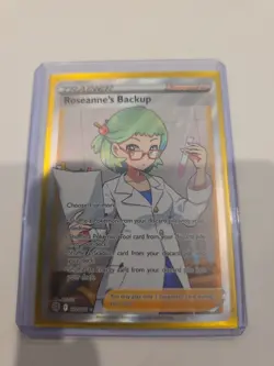 Roseanne's Backup Full Art Holo Ultra Rare Card 172/172 Swsh09 Brilliant Stars - Image 1