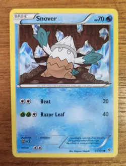 Snover Pokemon Card, Plasma Blast Set 25/101 - Image 1