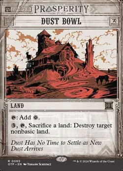 1 x Dust Bowl - Foil - Outlaws of Thunder Junction: Breaking News - Light Play - - Image 1
