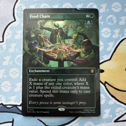 MTG Food Chain BORDERLESS FOIL 0133 TMC TMNT Pizza Box Exclusive - Image 1