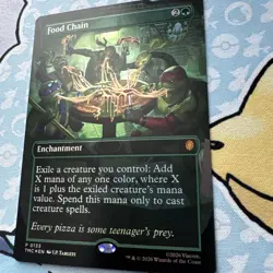 MTG Food Chain BORDERLESS FOIL 0133 TMC TMNT Pizza Box Exclusive - Image 2