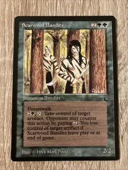 MTG - Scarwood Bandits - The Dark - NM English Magic 1994 - Image 1
