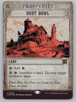 Dust Bowl 65 Outlaws of Thunder Junction: Breaking News MTG Foil NM - Image 1