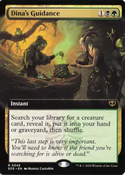 Dina's Guidance (Extended Art) 349 SOS Secrets of Strixhaven R Regular - Image 1