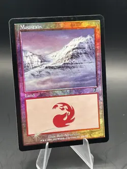 Mountain (338) 7th Edition Foil NM Magic the Gathering - Image 1