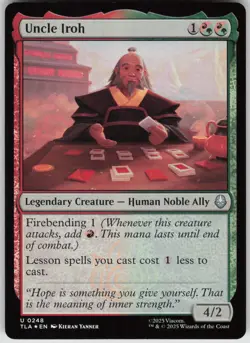 MTG Uncle Iroh Foil NM Avatar: The Last Airbender Magic 248 - Image 1