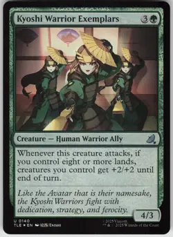 MTG Kyoshi Warrior Exemplars Foil NM Avatar The Last Airbender Eternal Magic 140 - Image 1