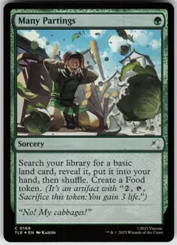 MTG Many Partings Foil NM Avatar: The Last Airbender: Eternal Legal Magic 169 - Image 1